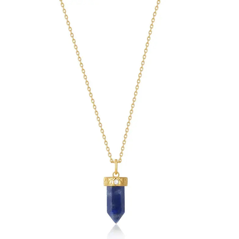 Ania Haie N039-03G-L Κολιέ Lapis Point Από Επιχρυσωμένο Ασήμι