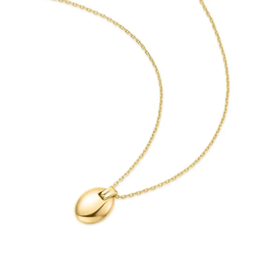 Ania Haie N062-03G Κολιέ Oval Charm Από Επιχρυσωμένο Ασήμι