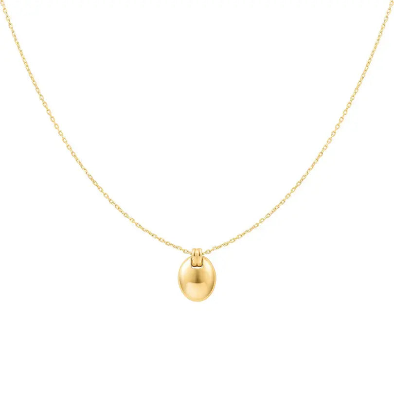 Ania Haie N062-03G Κολιέ Oval Charm Από Επιχρυσωμένο Ασήμι
