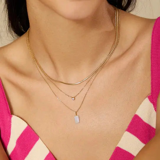 Ania Haie N064-01G Κολιέ Pavé Pendant Από Επιχρυσωμένο Ασήμι