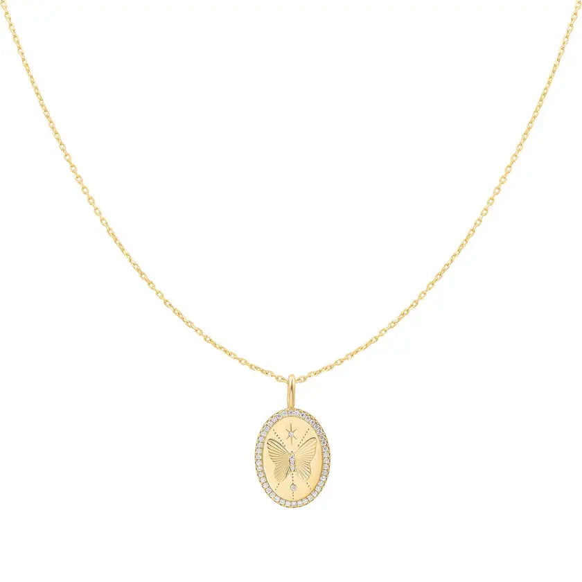 Ania Haie N064-05G Κολιέ Butterfly Από Επιχρυσωμένο Ασήμι