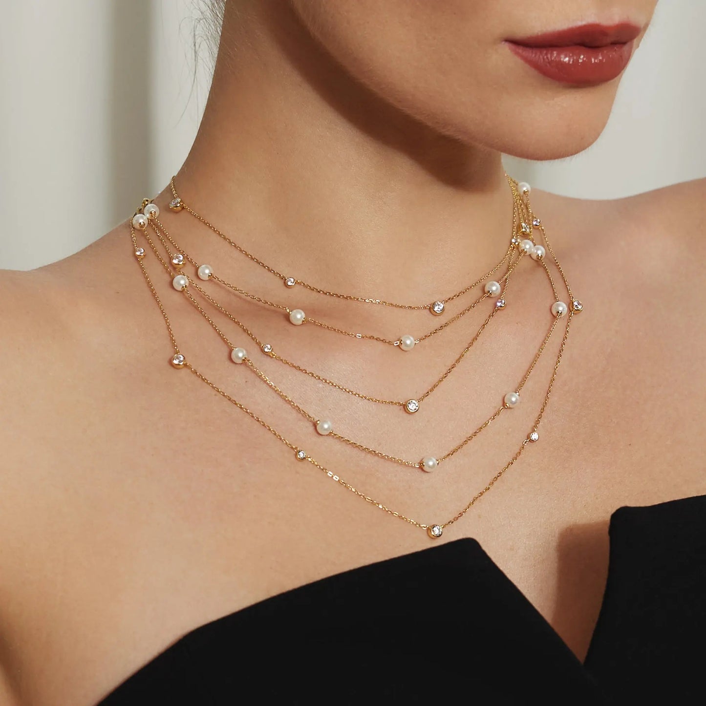 Ania Haie N065-03G Κολιέ Shell Pearl Από Επιχρυσωμένο Ασήμι