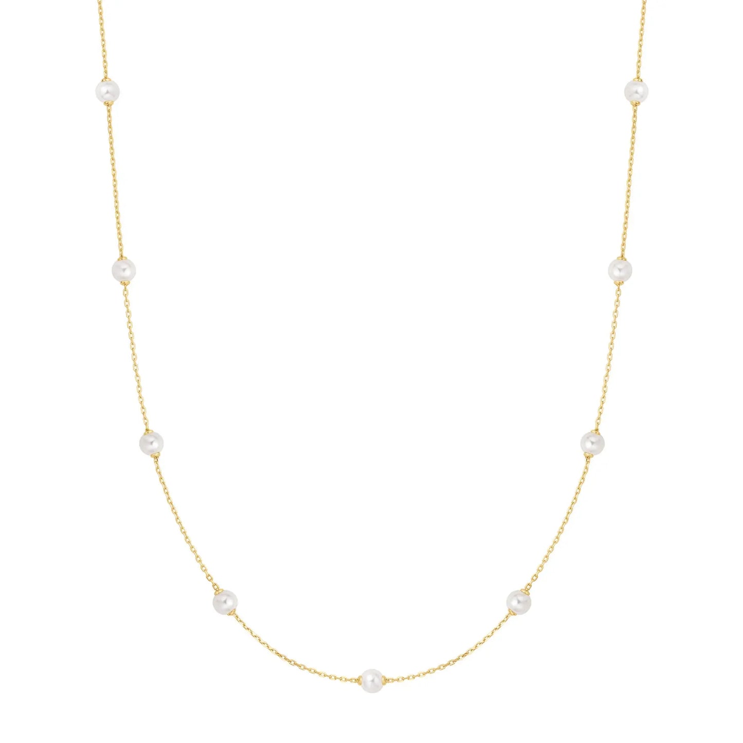 Ania Haie N065-03G Κολιέ Shell Pearl Από Επιχρυσωμένο Ασήμι