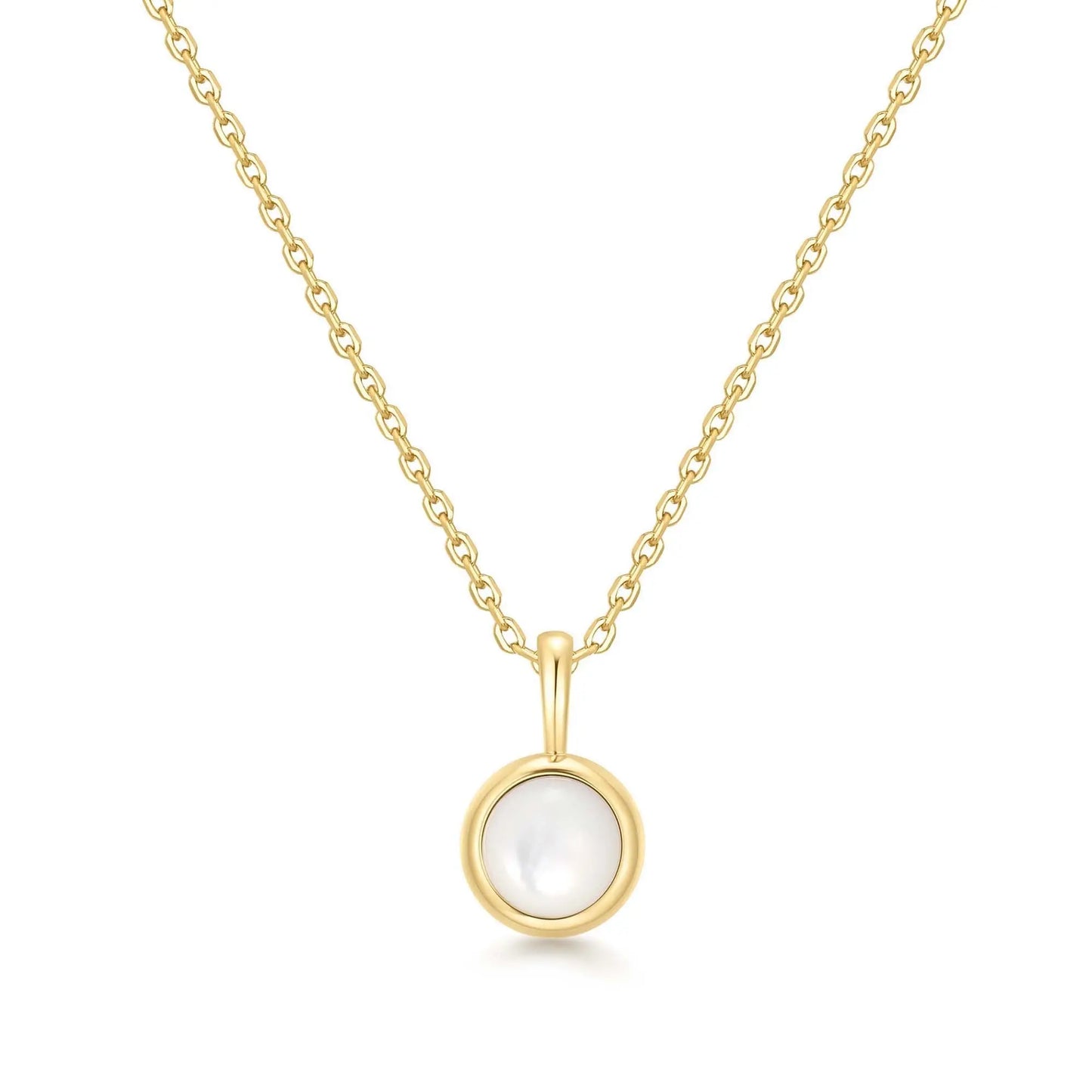 GM220W Zircon Heart Necklace In Platinum Plated Silver
