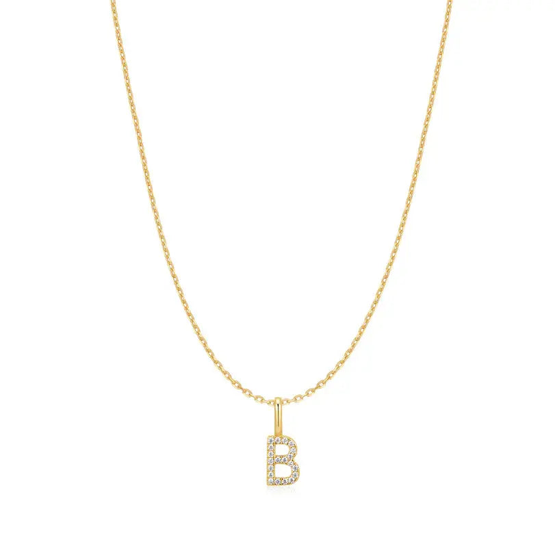 GM220W Zircon Heart Necklace In Platinum Plated Silver