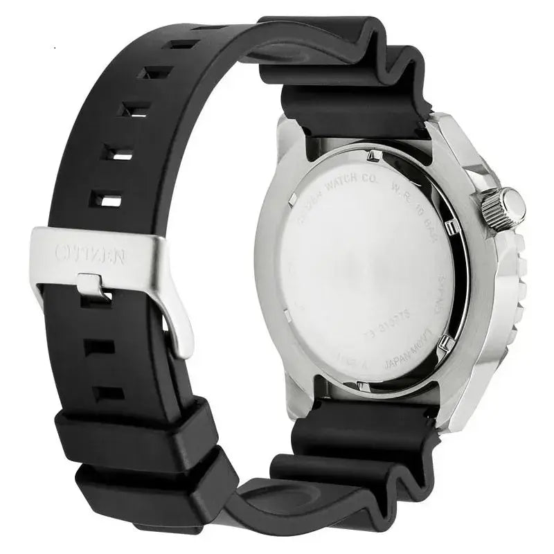 Citizen NH8380-15EE Automatic Promaster Marine Black Rubber Strap