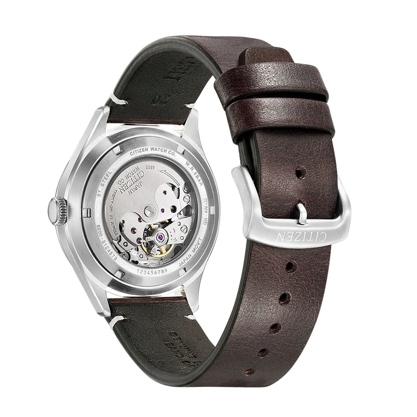 Citizen NH8390-03XE Automatic Brown Leather Strap