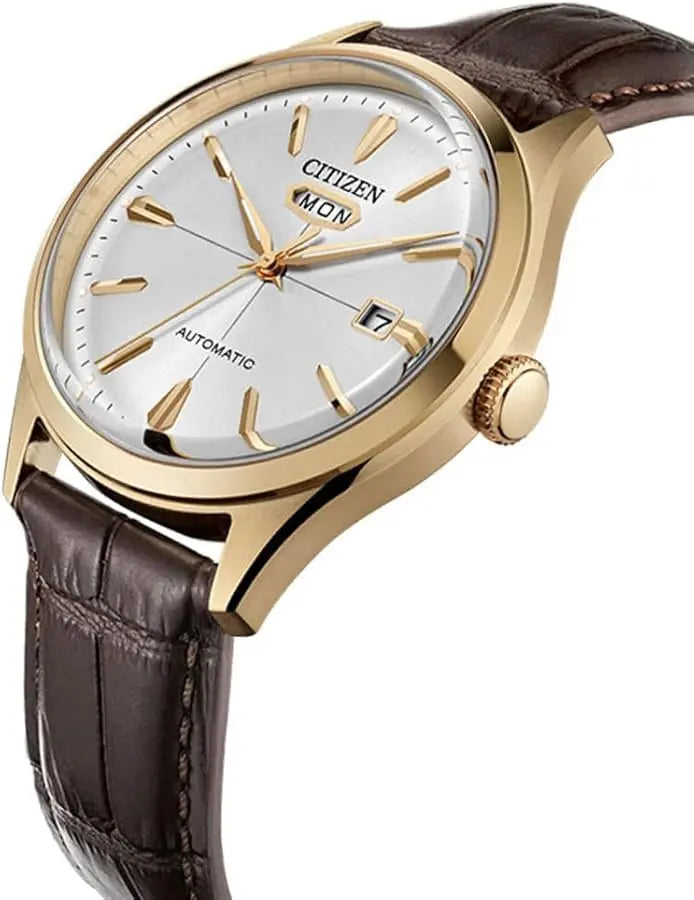 Citizen NH8393-05AE Automatic Brown Leather Strap