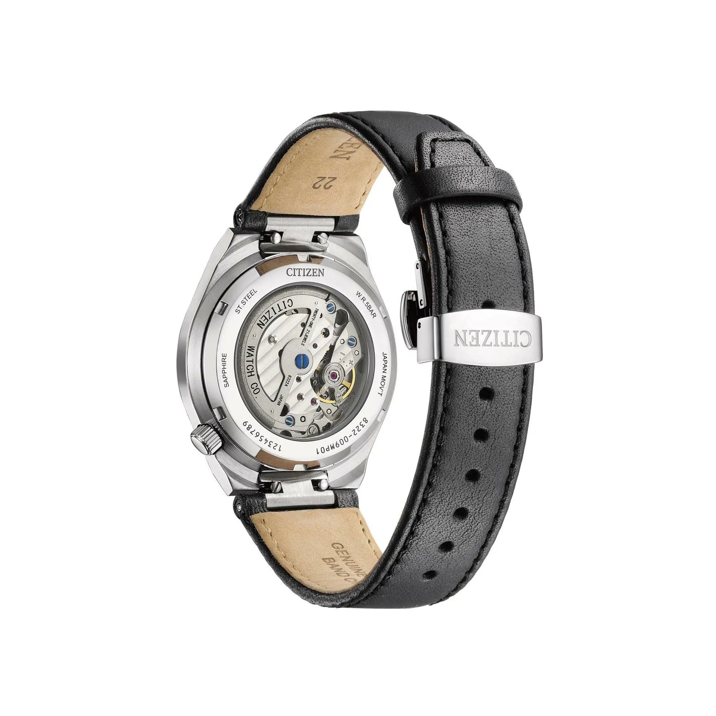 Citizen NK5010-01H Tsuyosa Automatic Black Leather Strap