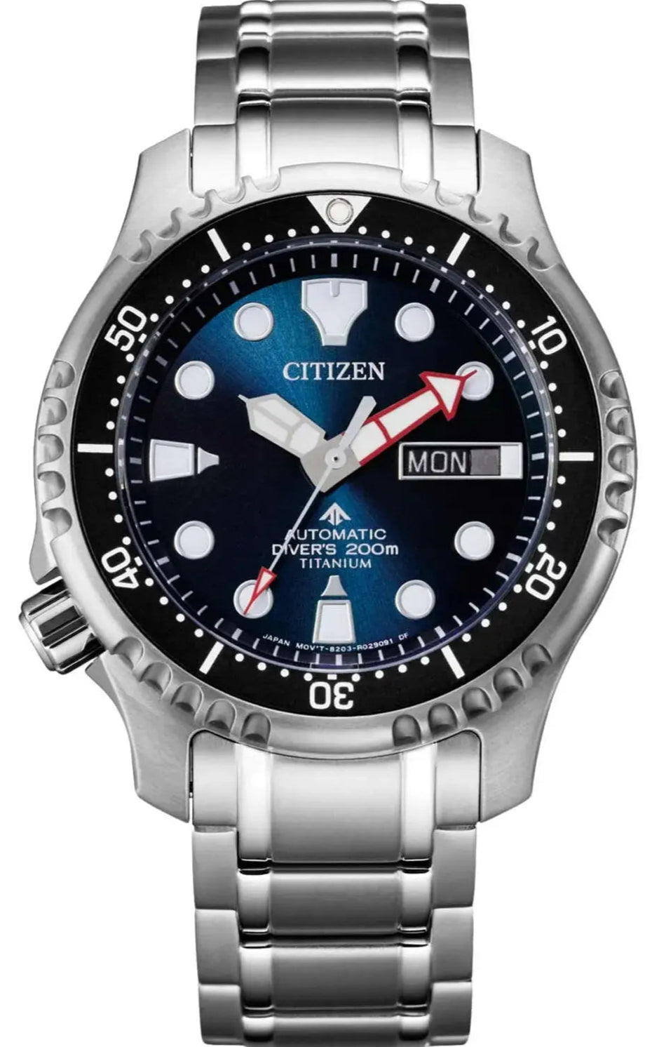 Citizen NY0100-50ME Automatic Promaster Divers Titanium Bracelet