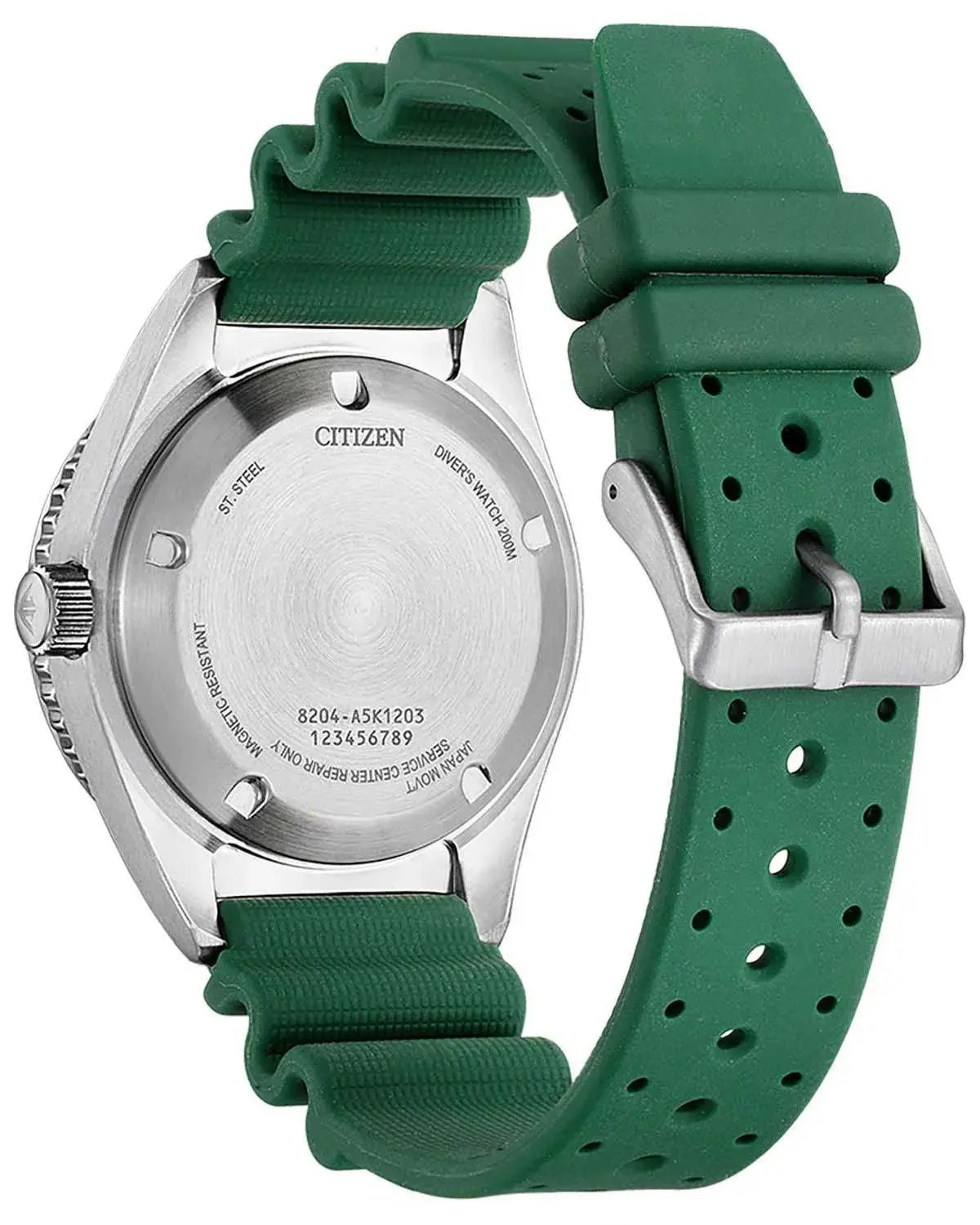 Citizen NY0121-09XE Automatic Promaster Diver Green Rubber Strap