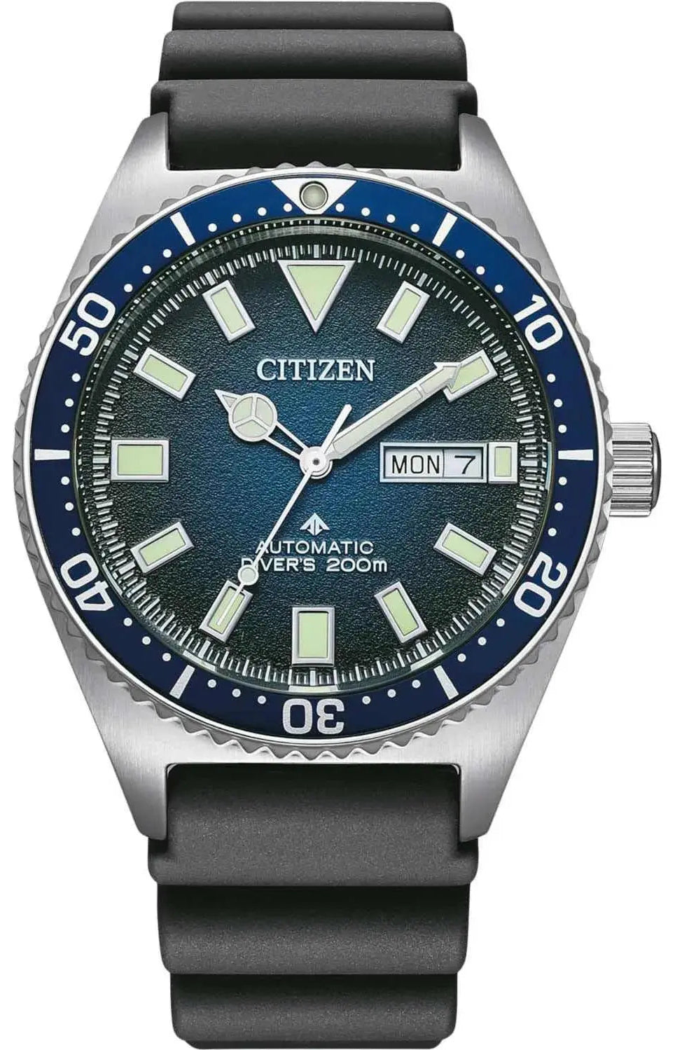 Citizen NY0129-07LE Automatic Promaster Diver Black Rubber Strap
