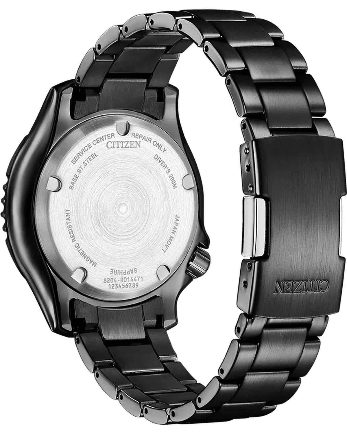 Citizen NY0145-86EE Automatic Promaster Divers Black Stainless Steel Bracelet
