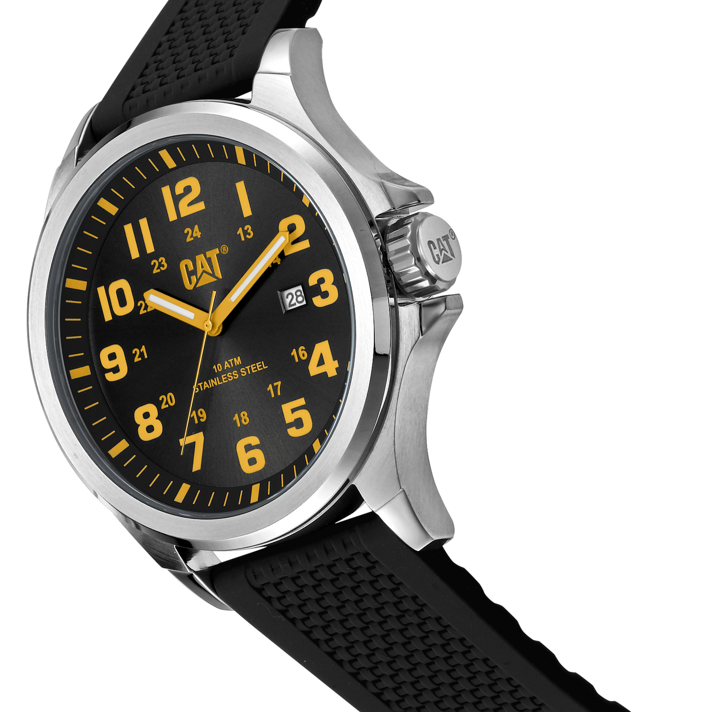 CATERPILLAR PU14121117 Operator 1.2 Black Silicon Strap