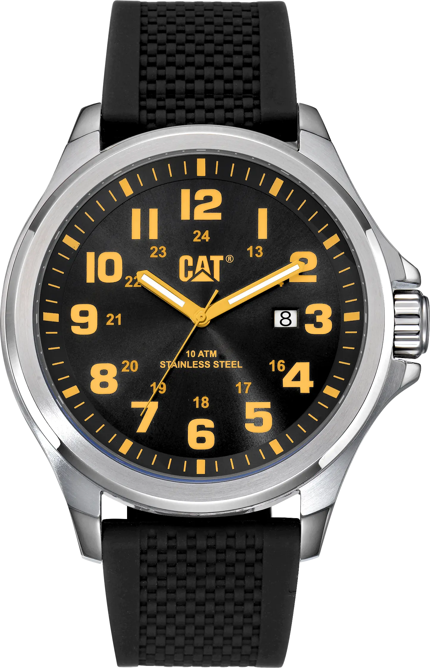 CATERPILLAR PU14121117 Operator 1.2 Black Silicon Strap