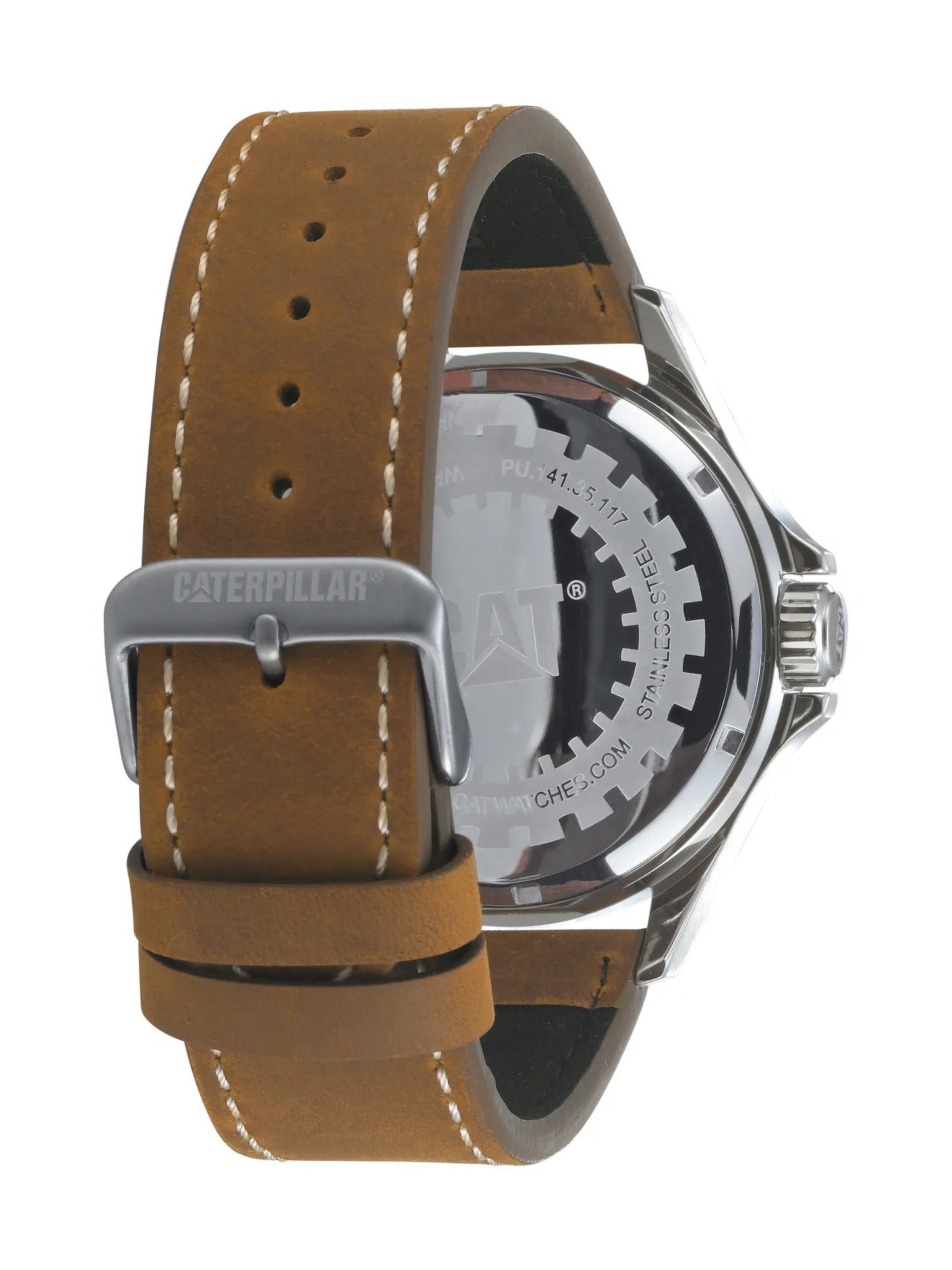 CATERPILLAR PU14135117 Operator 1.2 Brown Leather Strap