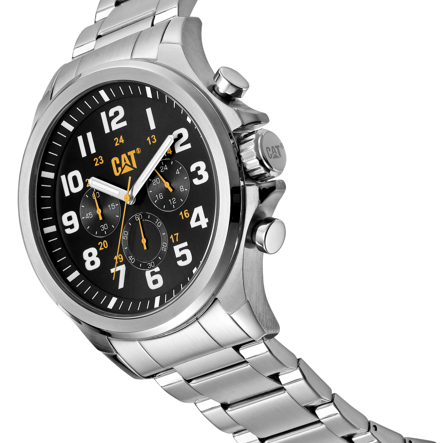 CATERPILLAR PU14311117 Operator 1.2 Chronograph Stainless Steel Bracelet
