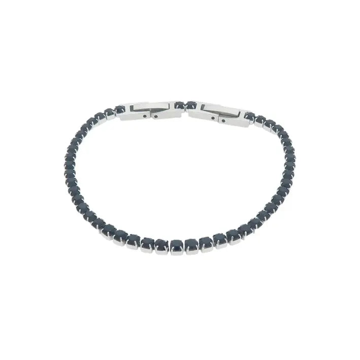 Puppis PUB85383G Gold Plated Steel Bracelet with White Zircon