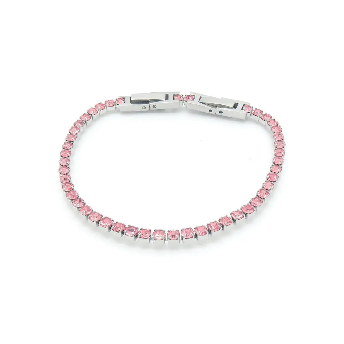 Puppis PUB85383G Gold Plated Steel Bracelet with White Zircon