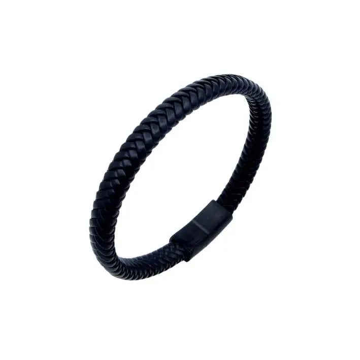 Puppis PUB08581B Ανδρικό Βραχιόλι Με Δέρμα και Ατσάλι