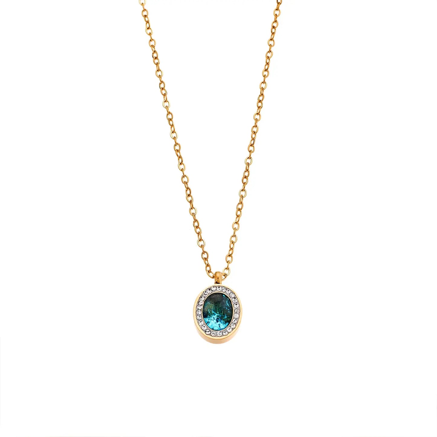 Puppis PUP15136R Rose Gold Plated Steel Necklace with Pearl