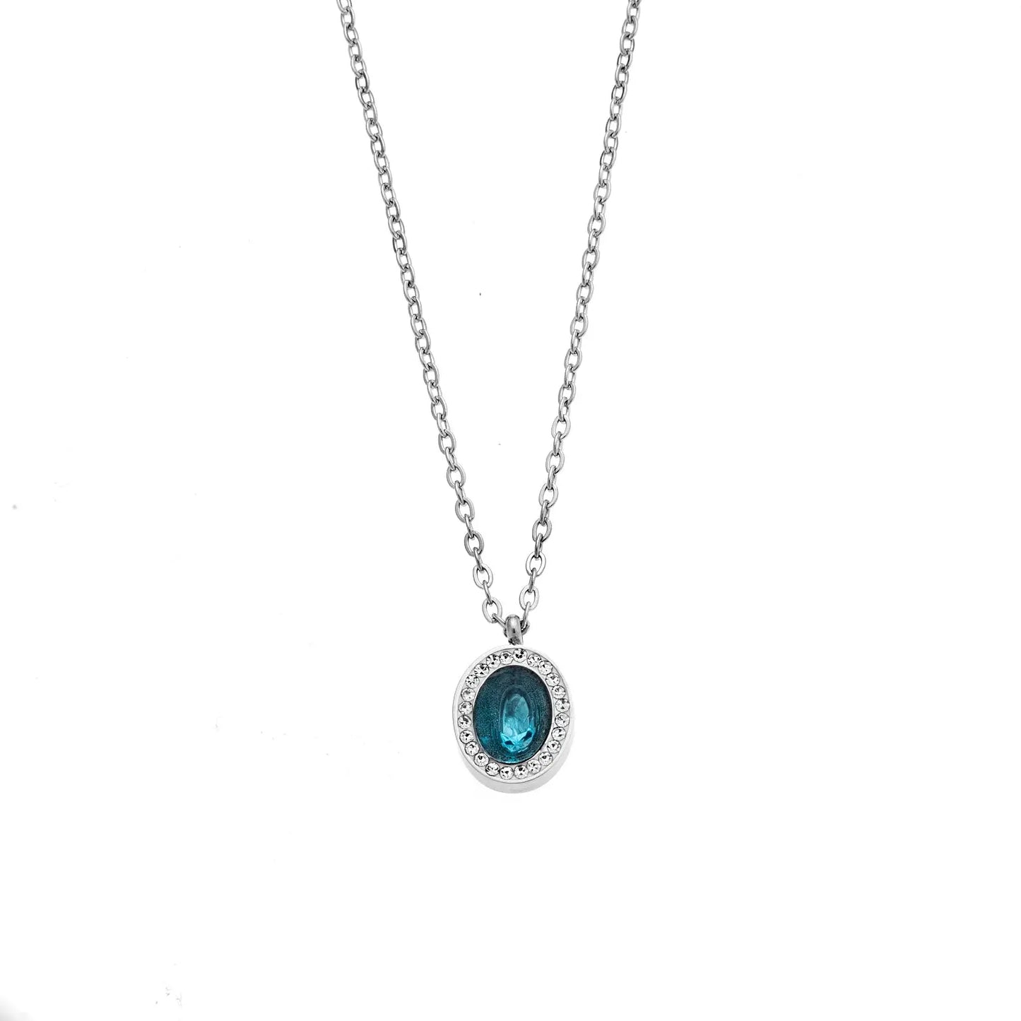 Puppis PUP15136R Rose Gold Plated Steel Necklace with Pearl