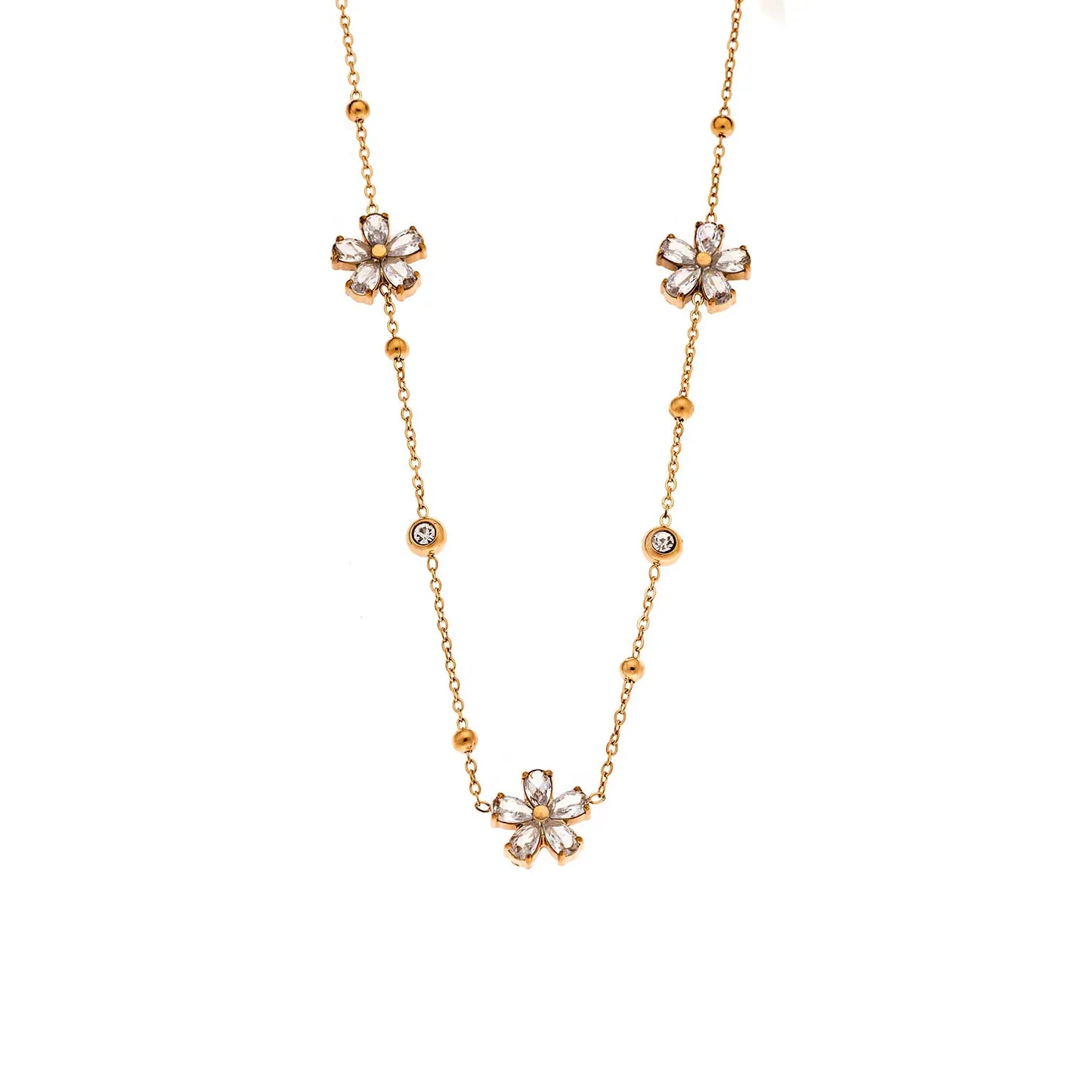 Puppis PUP20170G Gold Plated Steel Necklace