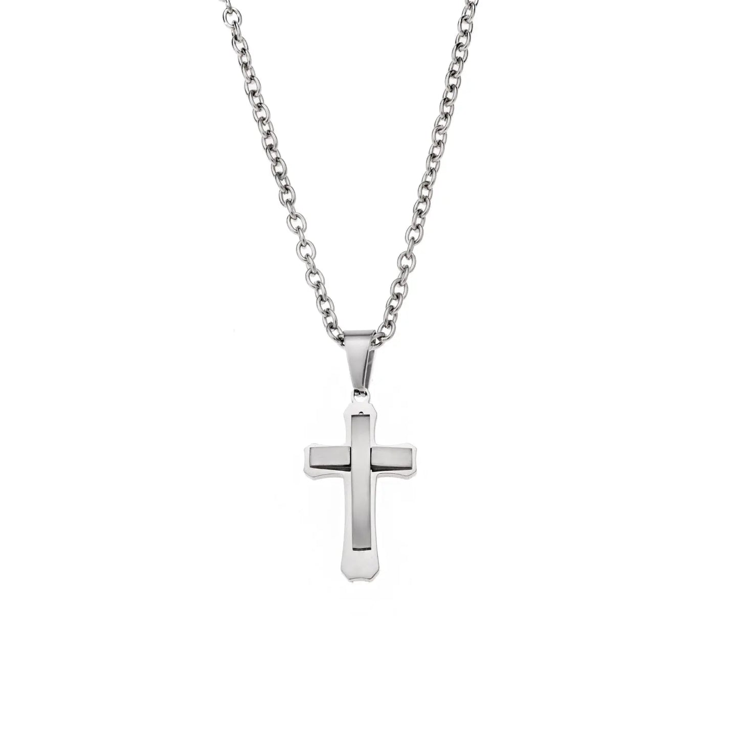 Puppis PUP79376S Men's Stainless Steel Cross