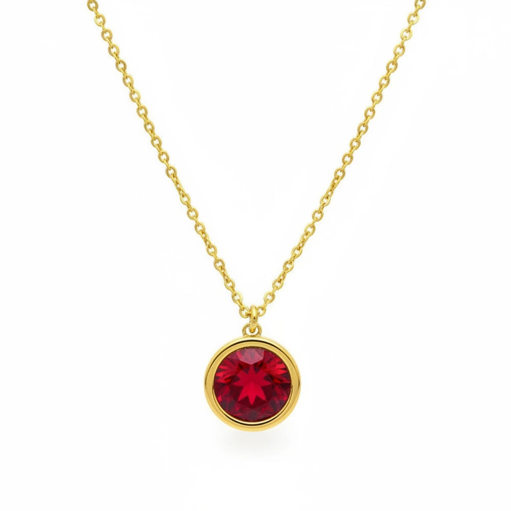Puppis PUP15136R Rose Gold Plated Steel Necklace with Pearl