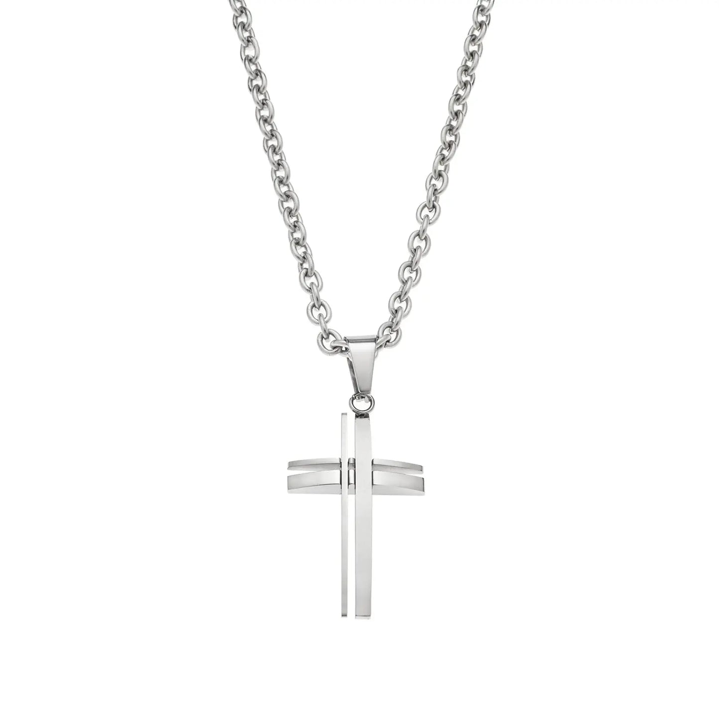 Puppis PUP79376S Men's Stainless Steel Cross