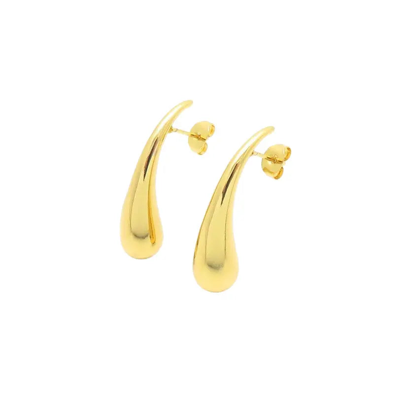 Puppis PUW20429G Gold Plated Steel Dangle Earrings