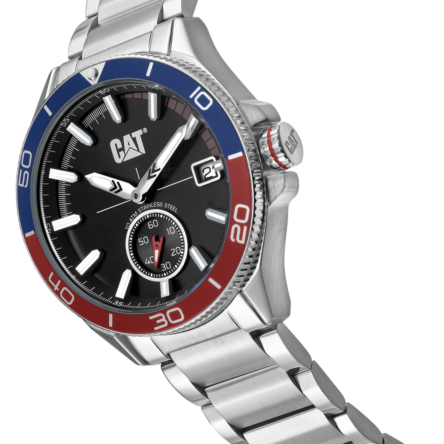 CATERPILLAR QD14111128 Dome Stainless Steel Bracelet