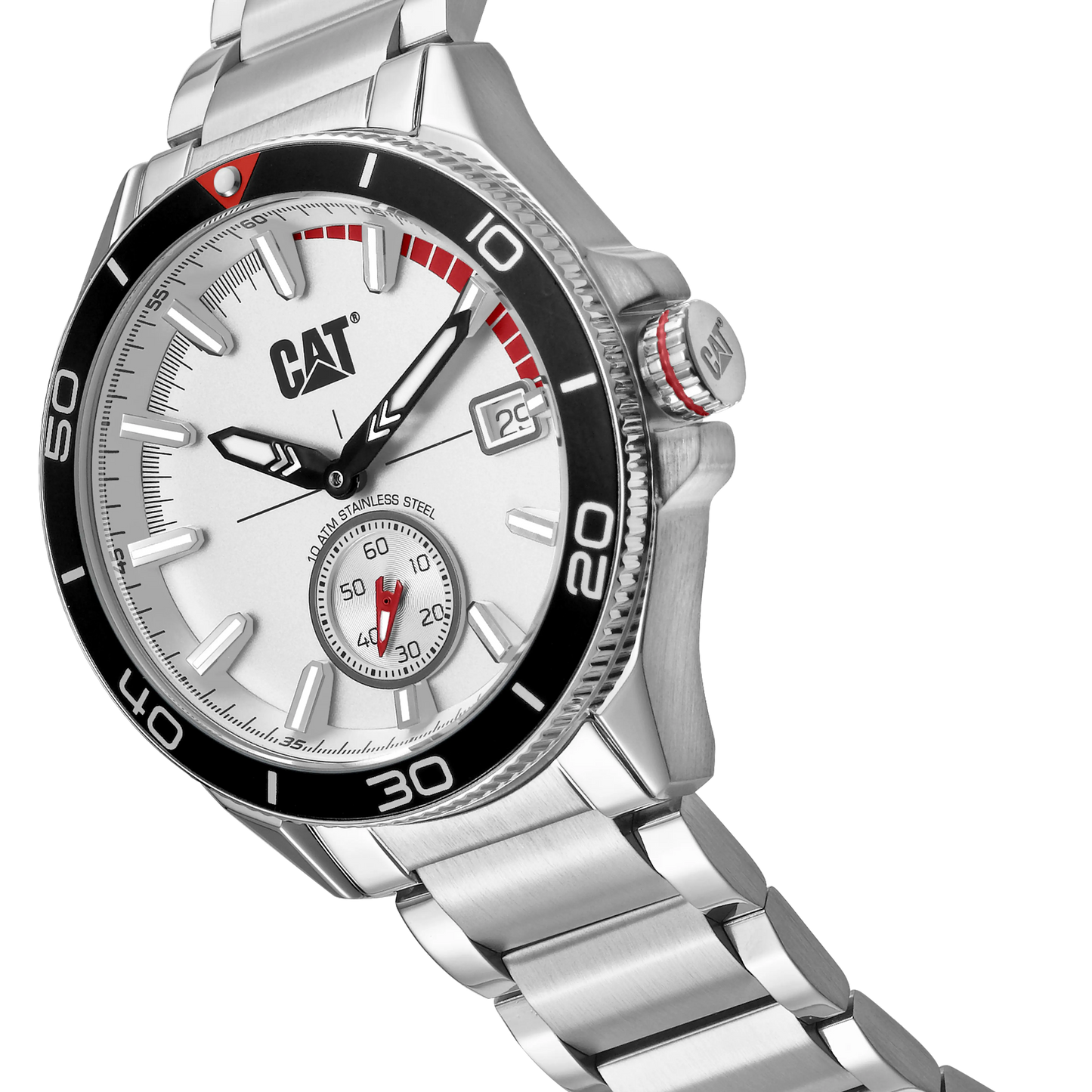CATERPILLAR QD14111228 Dome Stainless Steel Bracelet