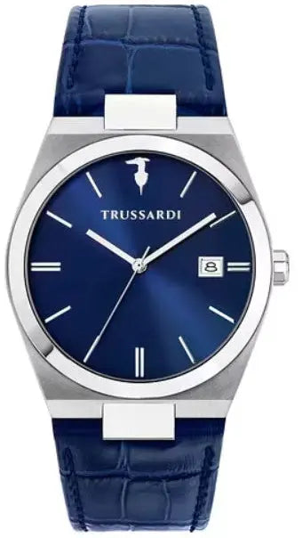 TRUSSARDI R2451175005 T-Milano Blue Leather Strap