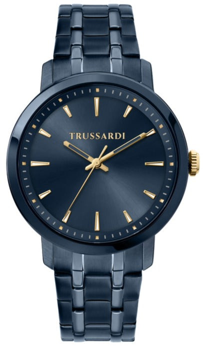 TRUSSARDI R2453147007 T-Light Blue Stainless Steel Bracelet Trussardi