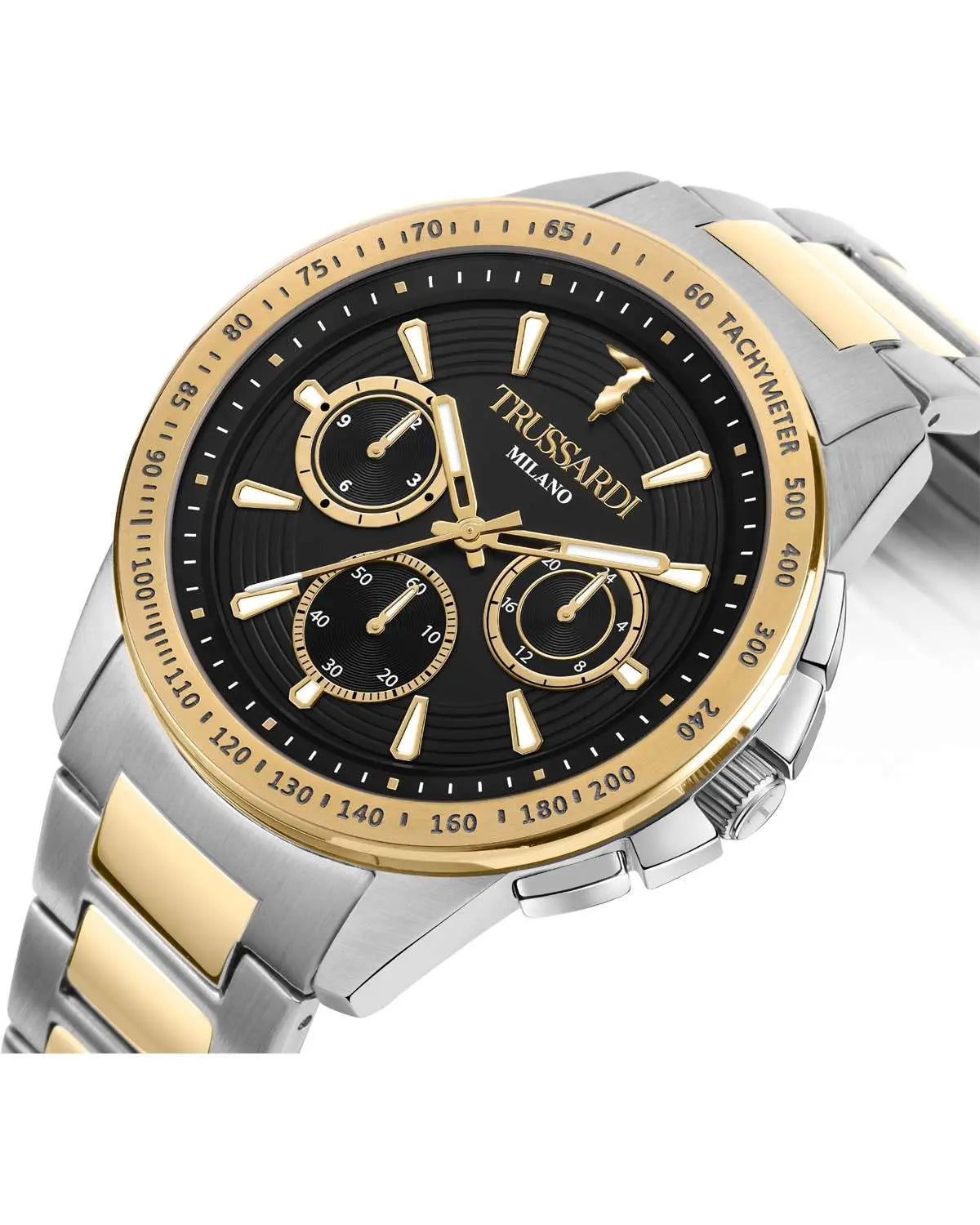 TRUSSARDI R2453153003 T-Hawk Chronograph Two Tone Stainless Steel Bracelet