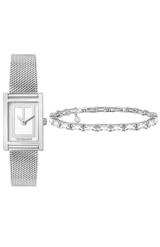 TRUSSARDI R2453155505 T-Strict Stainless Steel Bracelet Box Set