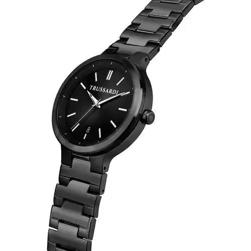 TRUSSARDI R2453164001 Loud Black Stainless Steel Bracelet