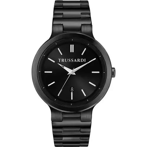 TRUSSARDI R2453164001 Loud Black Stainless Steel Bracelet
