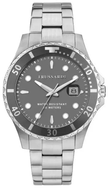 TRUSSARDI R2453169007 City Life SIlver Stainless Steel Bracelet