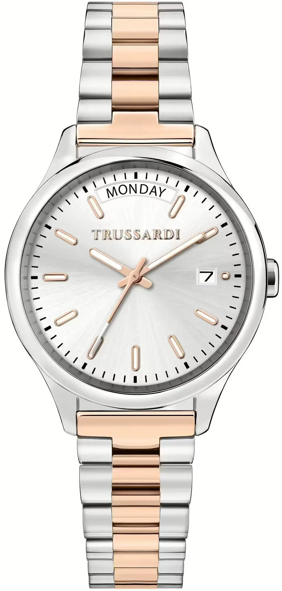 TRUSSARDI R2453170501 City Life Two Tone Stainless Steel Bracelet