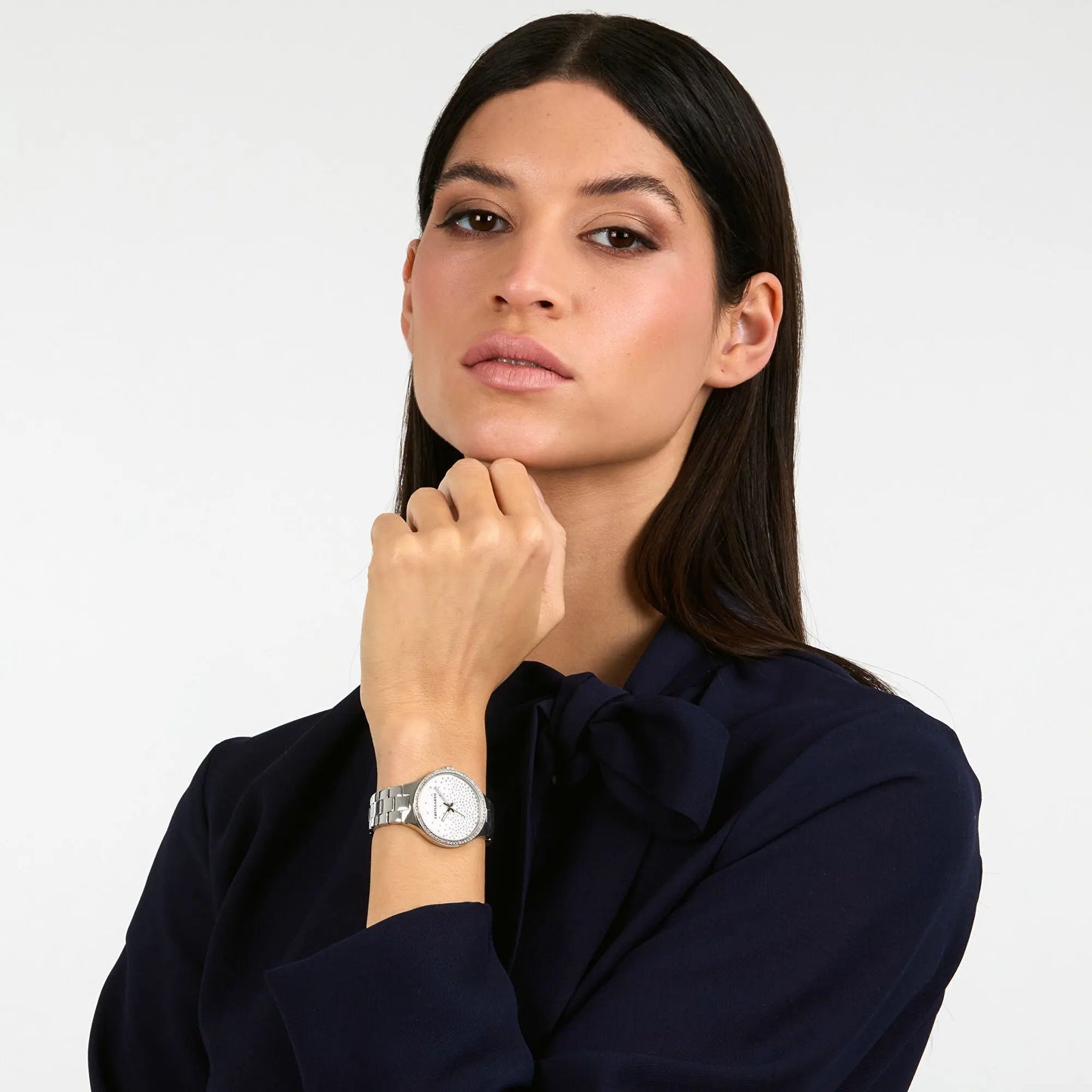 TRUSSARDI R2453172504 T-Essenza Silver Stainless Steel Bracelet