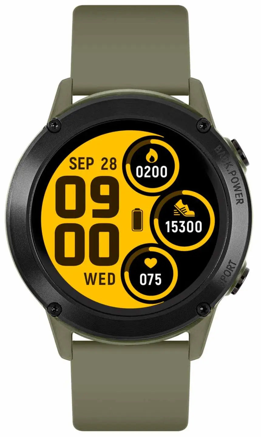 Reflex Active RA18-2150 GPS Smartwatch Khaki Silicon Strap