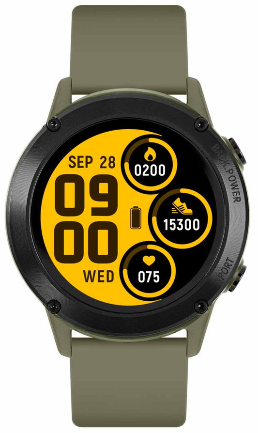 Reflex Active RA18-2150 GPS Smartwatch Khaki Silicon Strap