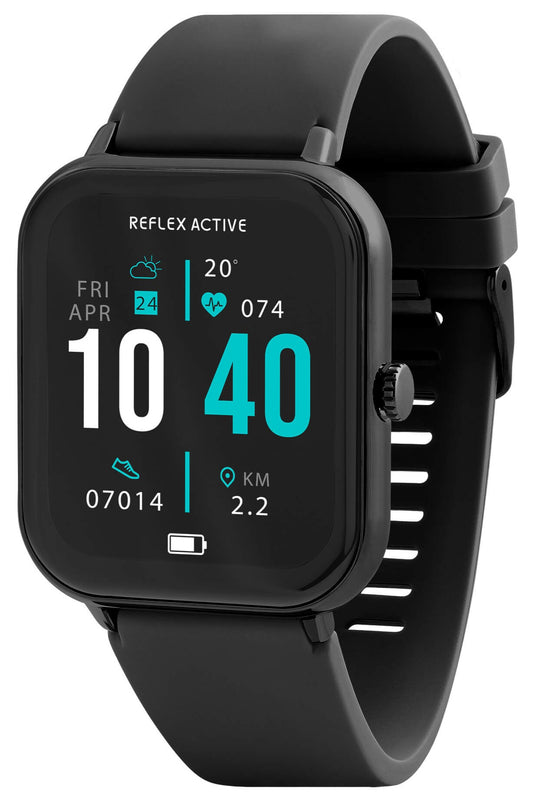 Reflex Active RA23-2170 Smartwatch Black Silicon Strap