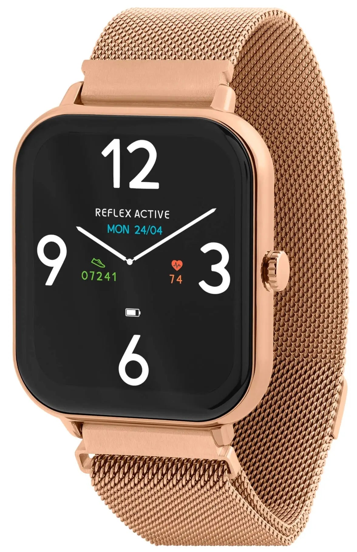 Reflex Active RA23-4080 Smartwatch Rose Gold Stainless Steel Bracelet