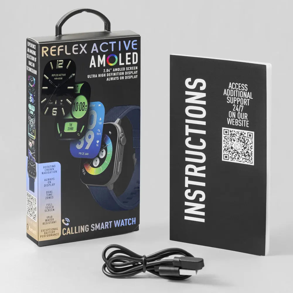 Reflex Active RA29-2182 Smartwatch Blue Silicon Strap