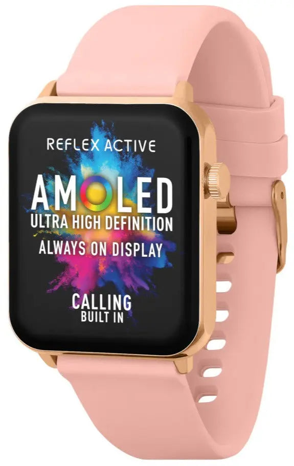 Reflex Active RA30-2188 Smartwatch Pink Silicon Strap