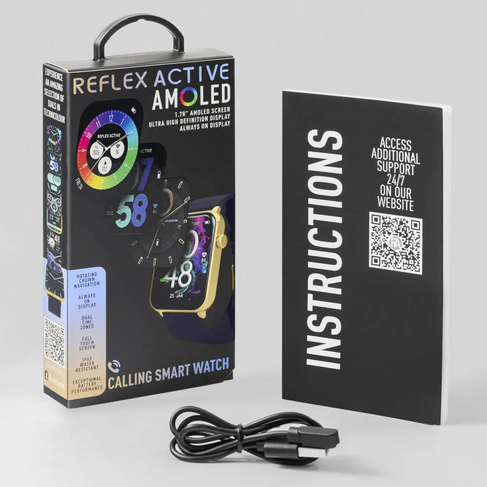 Reflex Active RA30-2190 Smartwatch Blue Silicon Strap