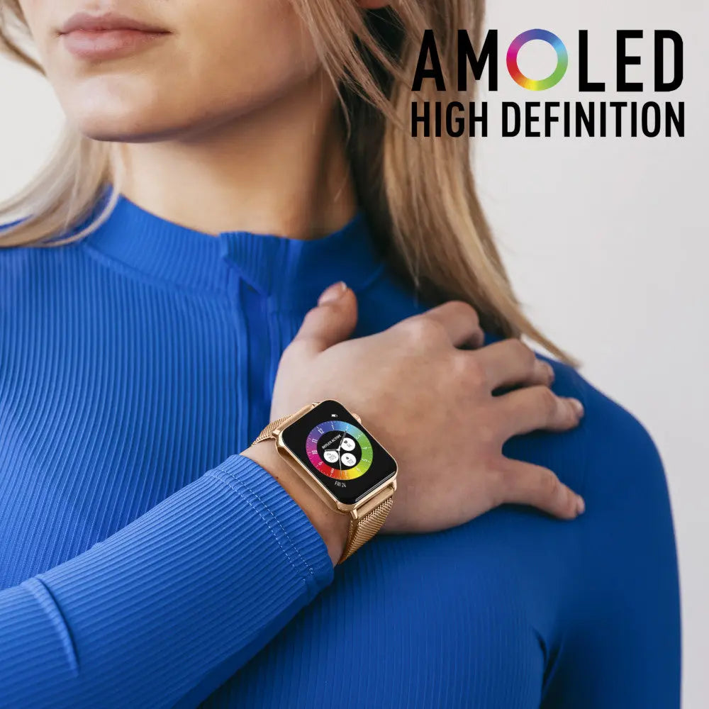 Reflex Active RA30-4086 Smartwatch Rose Gold Stainless Steel Bracelet